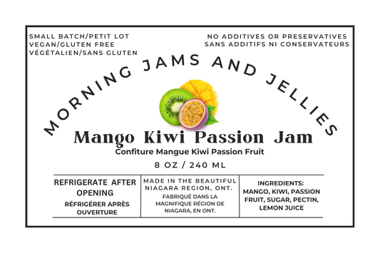 Mango Kiwi Passion Jam